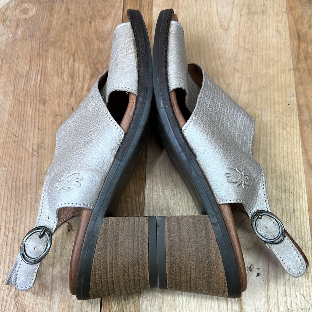 Fly London Silver and Brown Sandals - Picture 4 of 10